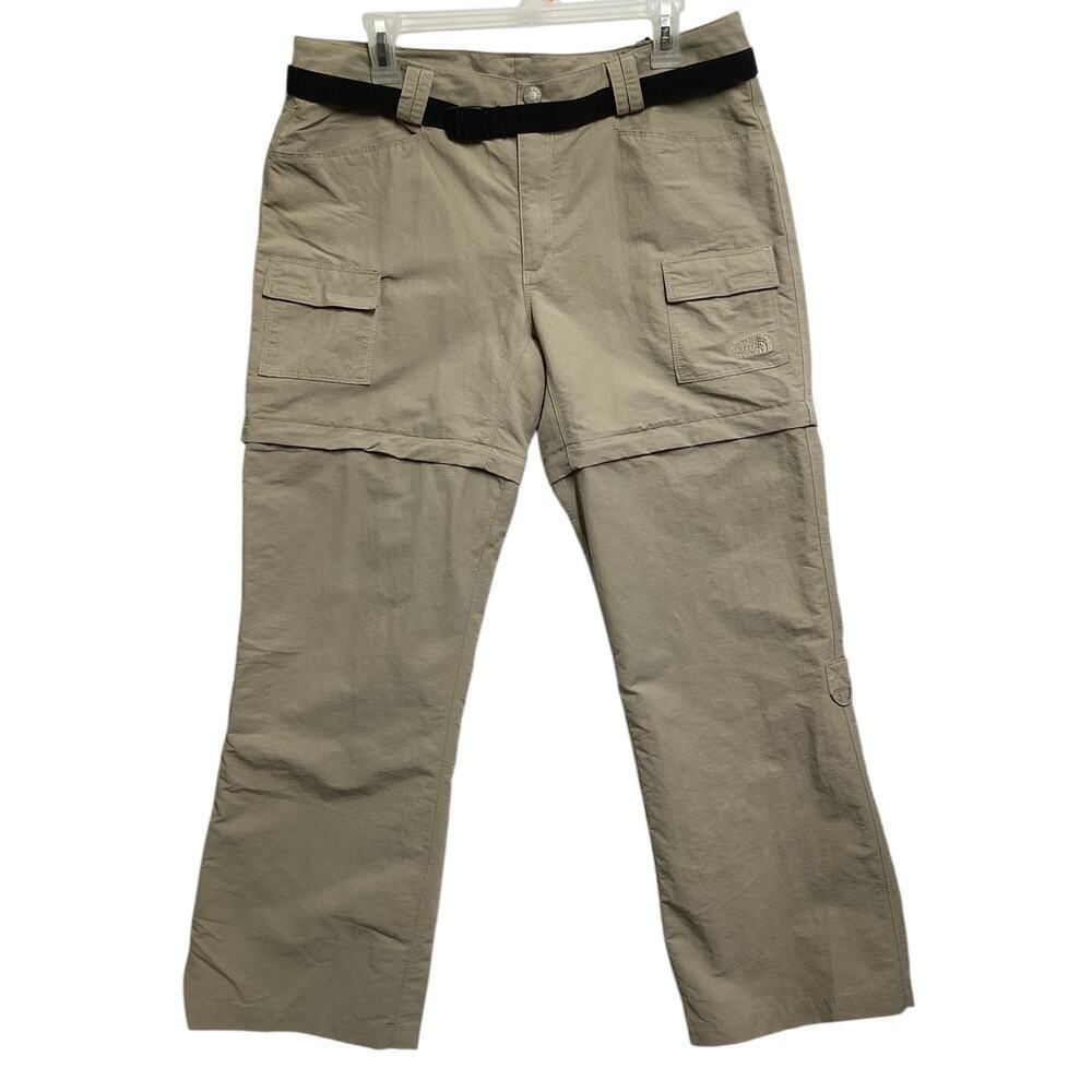 The North Face Women Convertible cargo short Beige Hiking trekking pants14
